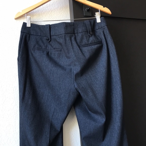 Ann Taylor Blue Trousers with Button Details SZ8 - Picture 4 of 13